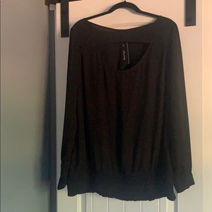 Brand new city chic peek a boo top